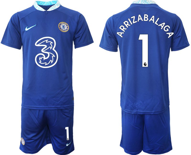 Men 2022-2023 Club Chelsea FC home blue #1 Soccer Jersey->customized soccer jersey->Custom Jersey